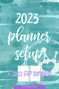 2022 recap and 2023 planner inserts