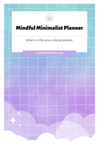 Mindful Minimalist Planner