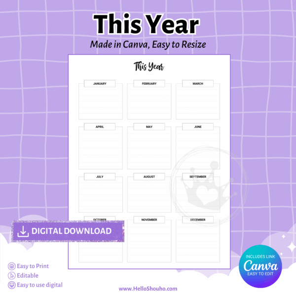This Year Dashboard Inserts
