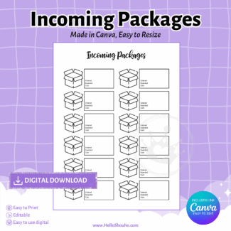 Incoming Package Tracker