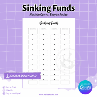 Sinking Funds Insert