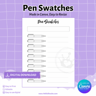 Pen Swatch Insert