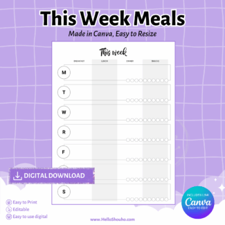 This Week: Meal Plan