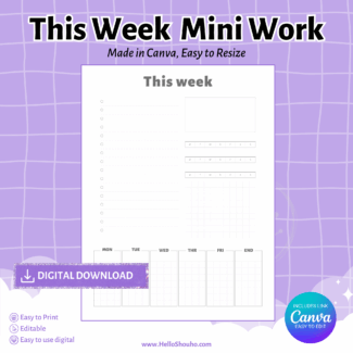 This Week: Mini Work Week