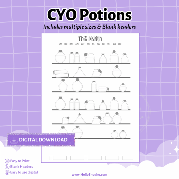 Potions CYO Tracker