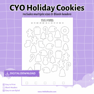 Holiday Cookies CYO Tracker