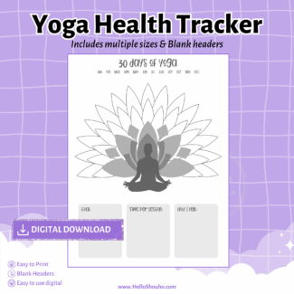 Yoga tracker CYO Countdown Tracker