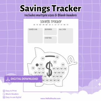 Savings Pig CYO Countdown Tracker