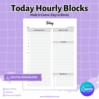 Today: Hourly Blocks