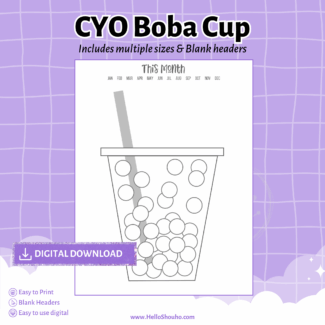 Boba Cup CYO Tracker