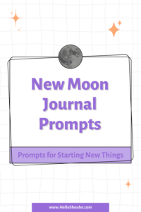 New Moon Journal Prompts